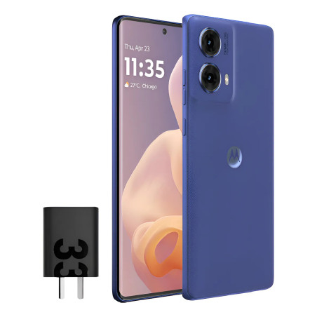 Celular MOTOROLA G85 5G 8GB RAM 256GB azul con cargador REACONDICIONADO