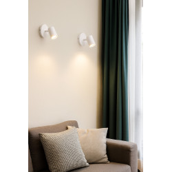 Aplique MARKAS ELVIZA para 1 luz GU10 base redonda blanco cromo