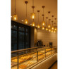 Colgante 180° ILUMINACIÓN COCO para 1 luz E27 vidrio ambar Colgante 180° ILUMINACIÓN COCO para 1 luz E27 vidrio ambar