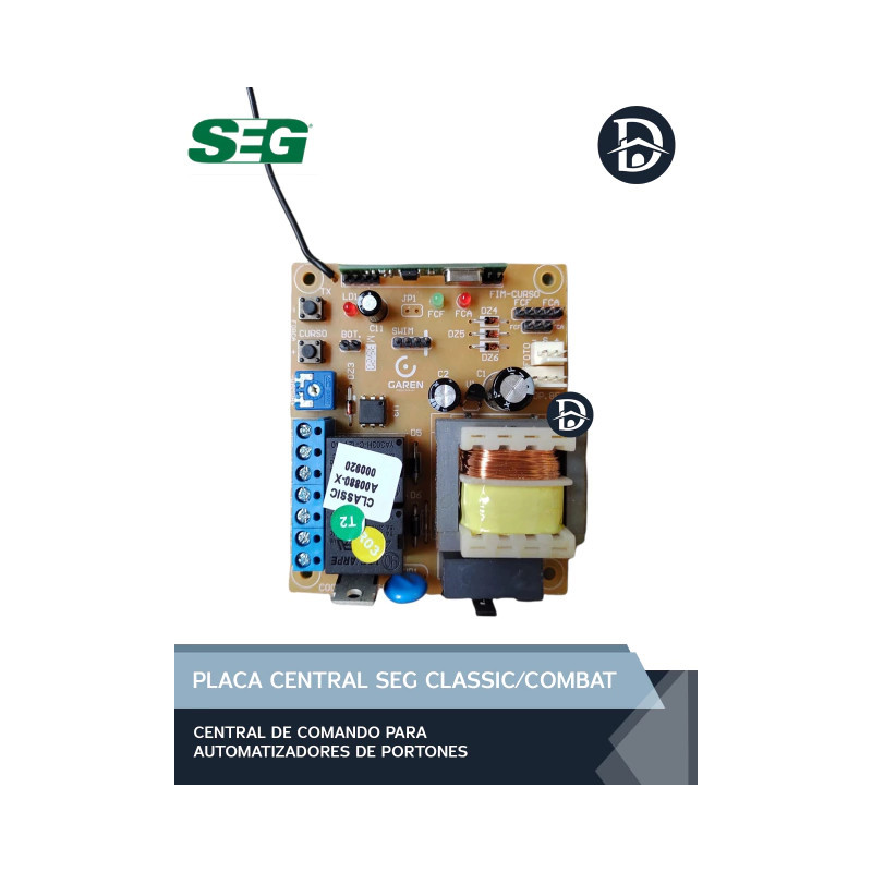 Central comando SEG FIT CONECT 220V 1/4HP 40 posiciones