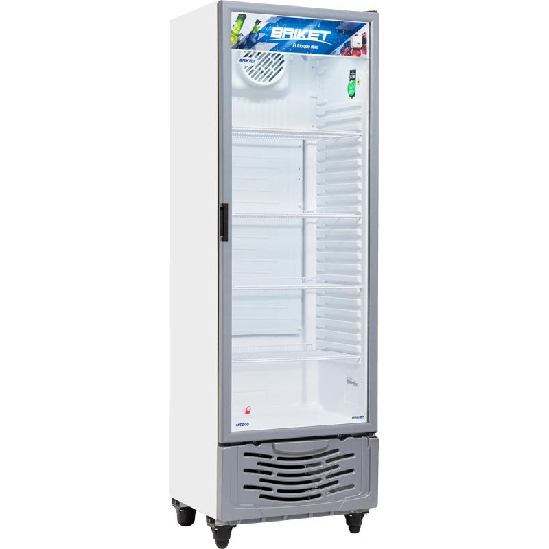 BRIKET EXHIBIDORA VERTICAL 501 Lts Master 5000 R-290E BLANCA