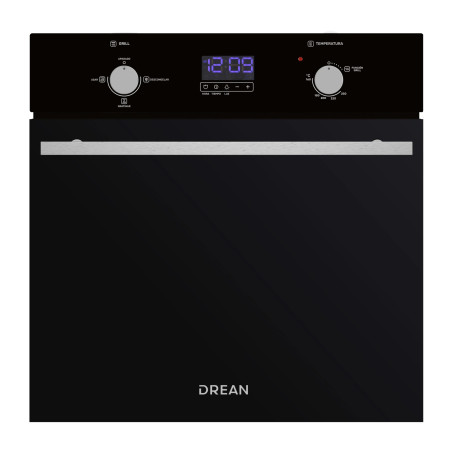 Horno a gas DREAN HGDR601CN digital 60 Litros empotrable negro