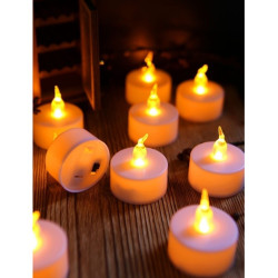 Vela led pvc sin pilas