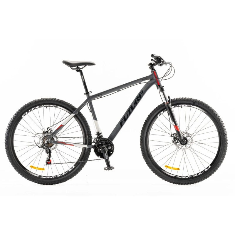 FUTURA BICICLETA MTB R29 MANTIS-ALUMINIO-GRIS-CAMBIO SHIMANO-FR DISCO 5184