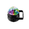 Mini bola disco led TBCin PARTY 3W RGB audiorítmica giratoria con control