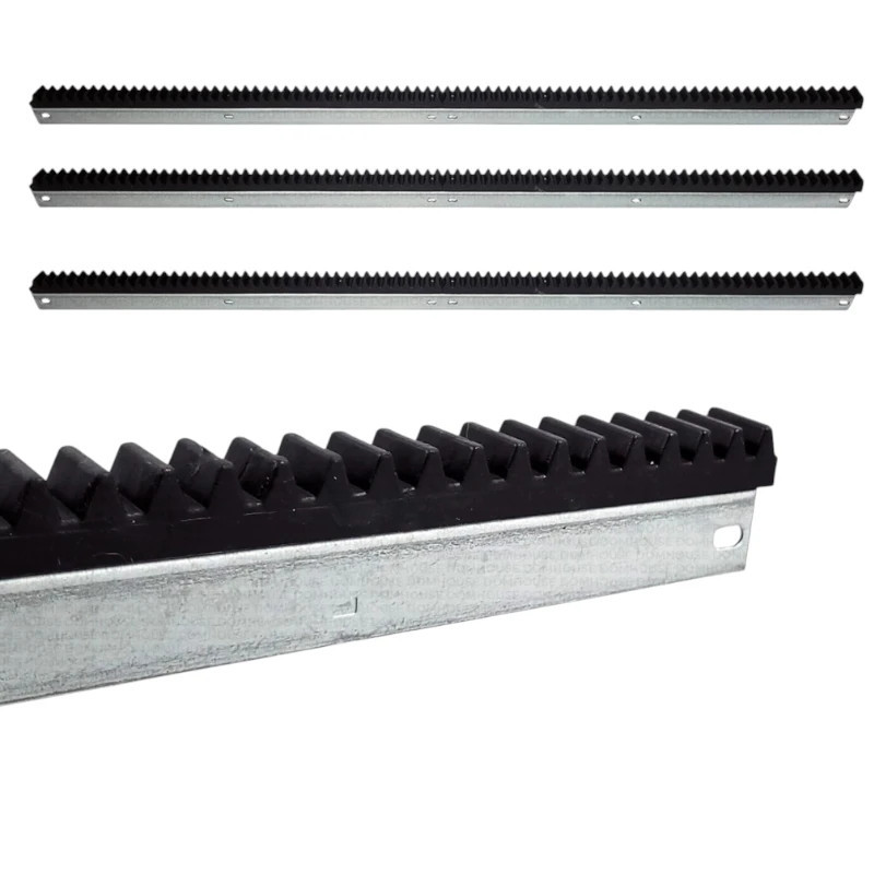 Cremallera SEG LIGHT 1 metro negro polipropileno