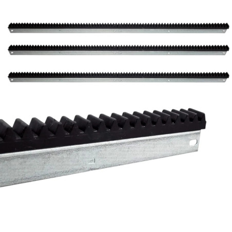 Cremallera SEG LIGHT 1 metro negro polipropileno