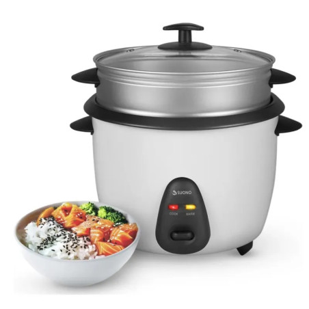 Arrocera vaporera SUONO HOG0233 1.8 Litros 700w blanca OUTLET