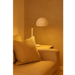 Lámpara de escritorio MARKAS flexible para 1 luz E27 pantalla bocha blanco