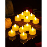 Vela led pvc 3.5X4.5cm con pila CR2032 Vela led pvc 3.5X4.5cm con pila CR2032