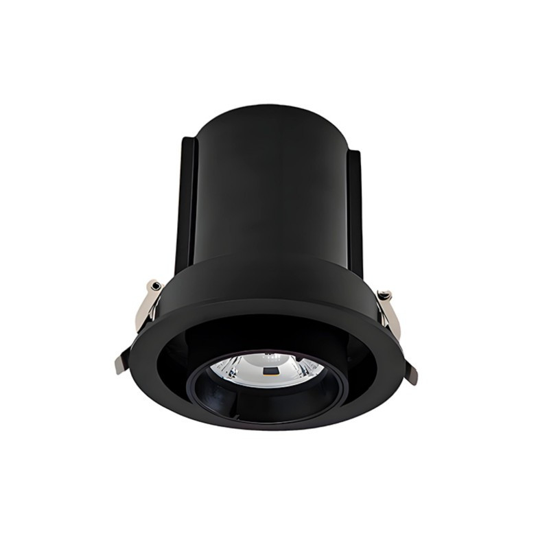 Cabezal led LUCCIOLA LOOK embutido orientable 24º 10W 3000K luz calida NEGRO Cabezal led LUCCIOLA LOOK embutido orientable 24º 10W 3000K luz calida NEGRO