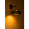Aplique SAN JUSTO BALCARCE para 1 luz E27 con brazo gris y dorado Aplique SAN JUSTO BALCARCE para 1 luz E27 con brazo gris y dorado
