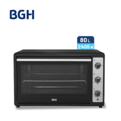 Horno eléctrico BGH BHE80M25I 80 litros 2200W Negro