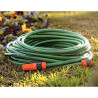 Manguera flexible TRAMONTINA 20M verde con acople para jardin Manguera flexible TRAMONTINA 20M verde con acople para jardin