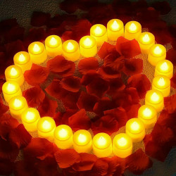 Vela led pvc 3.5X4.5cm con pila CR2032