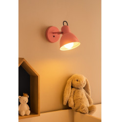 Aplique FERROLUX ORENSE para 1 luz E27 con barral rosa