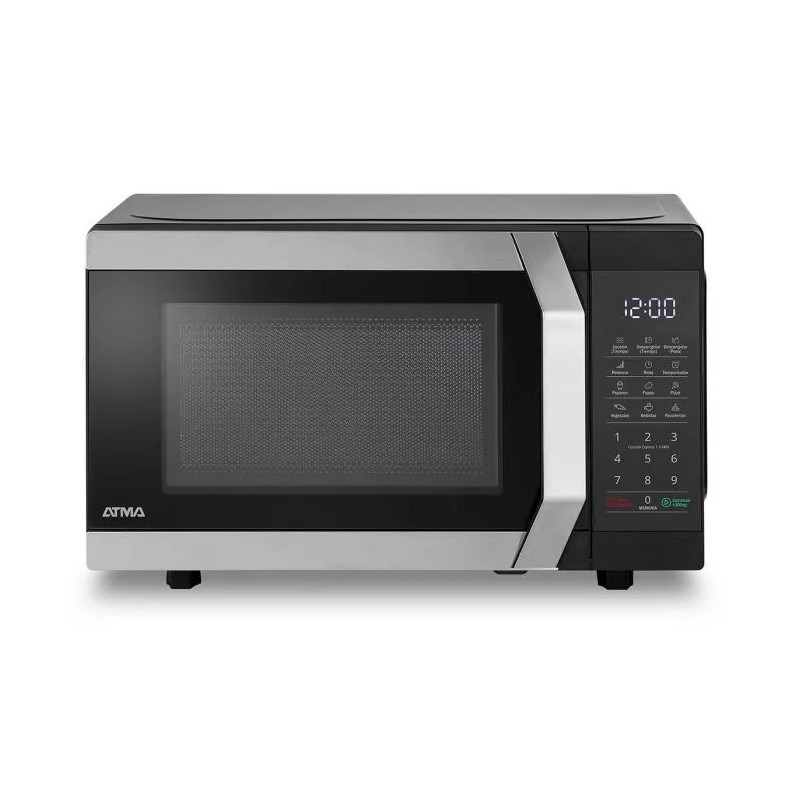 Microondas digital ATMA MATDB20UAN 20 litros 700W negro Microondas digital ATMA MATDB20UAN 20 litros 700W negro