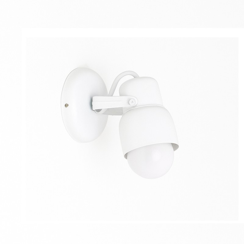 Spot SAN JUSTO de chapa para 1 luz E27 blanco