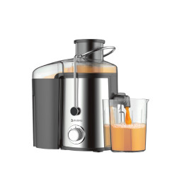Juguera eléctrica extractor de jugos SUONO HOG0168 500W 2 velocidades negro