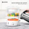 Vaporera SUONO HOG0334 9 litros 800W 3 Recipientes color Blanco