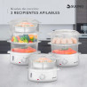 Vaporera SUONO HOG0334 9 litros 800W 3 Recipientes color Blanco