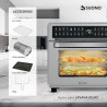 Horno y freidora de aire SUONO hog0240 digital 23 litros 1700W acero
