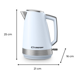 Pava eléctrica LUSQTOFF LQ-PV804 1,7 litros 2200W celeste