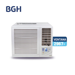 Aire acondicionado BGH BC35WFAW ventana 2967F 3450W solo frio