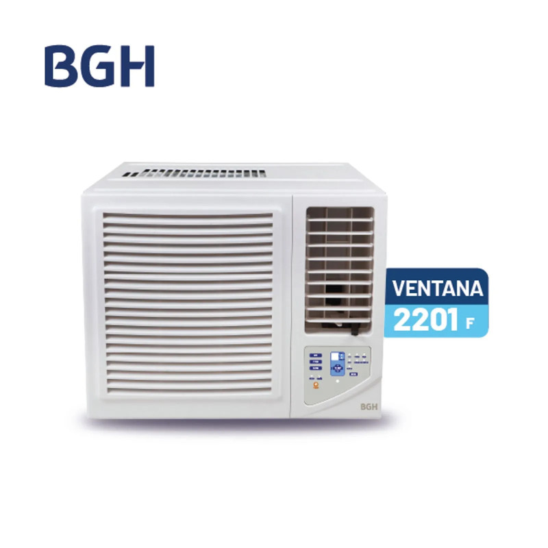 Aire acondicionado BGH BC26WFAW ventana 2201F 2560W solo frio