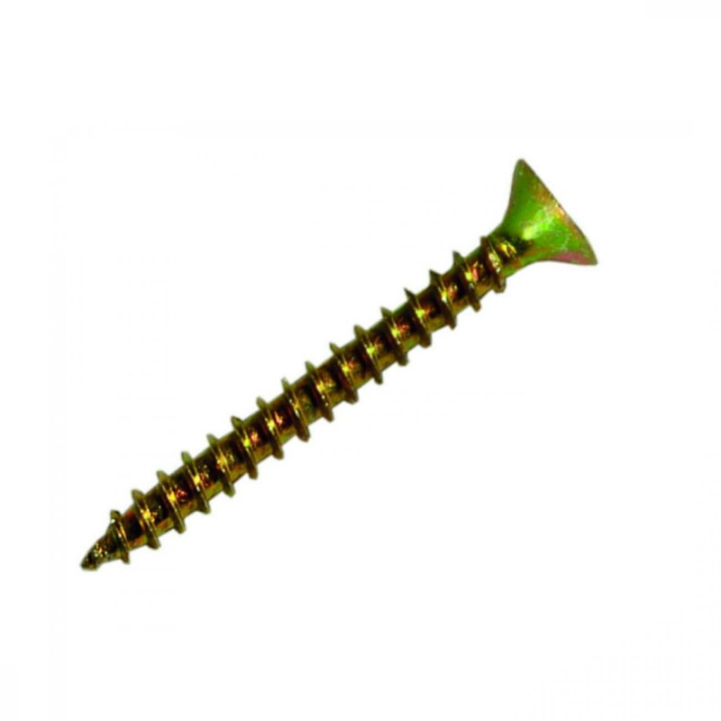 Tornillo para madera fix aguja zincado 21x40 4,5mm x 40mm