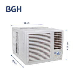 Aire acondicionado BGH BC52WFAW ventana 4472F 5200W solo frio