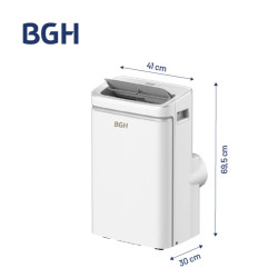 Aire acondicionado BGH BP35WCEW portátil 3010F 3500W frio/calor