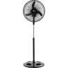 Ventilador de Pie LILIANA VPRN18 18'' paletas plasticas orbital color negro