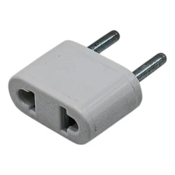 Ficha adaptadora MIG 10A con salida perno redondo