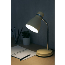 Lámpara de escritorio CANDIL PIPO flexible para 1 luz E27 beige