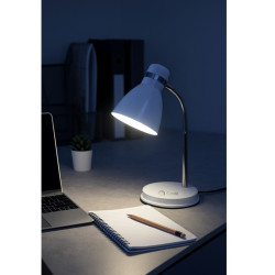 Lámpara de escritorio CANDIL PIPO flexible para 1 luz E27 blanco