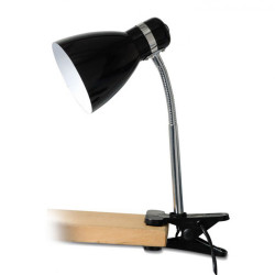 Lámpara de Escritorio CANDIL PIPO tipo pinza flexible para 1 luz E27 negro