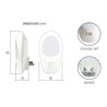 Luz de noche led TBCin XD-025 con tecla de encendido y apagado 220V 1W