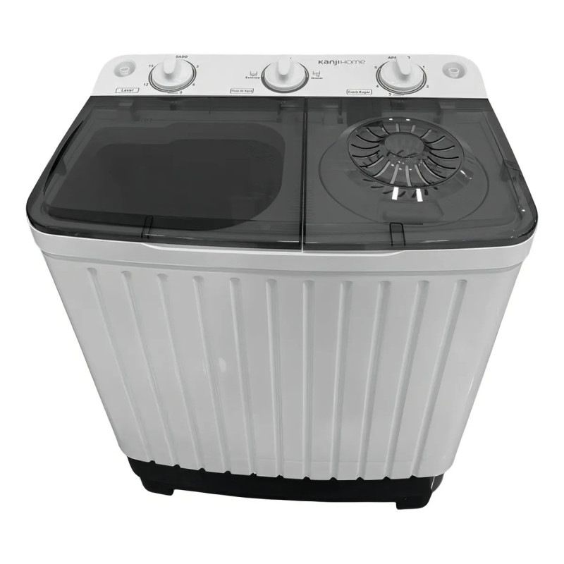 Lavasecarropas semiautomático KANJI 5.5kg con bomba de desagote
