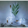Luces de navidad alambre 20 led blanco frio 2 metros con pila