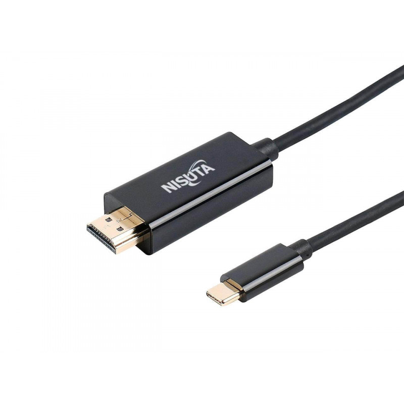 Cable NISUTA usb C 3.1 a hdmi 1,8m