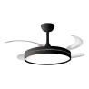 Ventilador de techo LILIANA VTHN603R retráctil 42' 130W paletas plásticas. Color negro