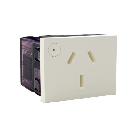 Modulo toma wifi CAMBRE polarizado 10A blanco