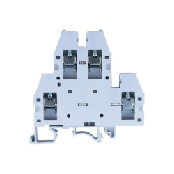 Borne doble piso a tornillo ZOLODA para conductor de 4mm