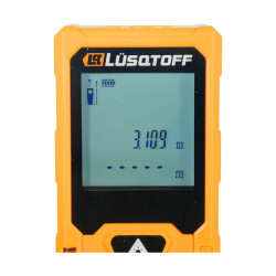 Medidor laser LUSQTOFF 50mts luz roja medl50-8