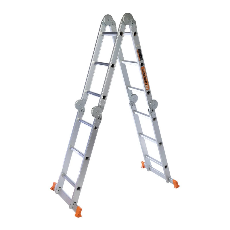 Escalera articulada LUSQTOFF 3X4 aluminio 12 escalones