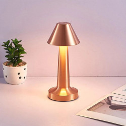 Velador led ILUMROS 3W USB recargable 2700-6500K cobre