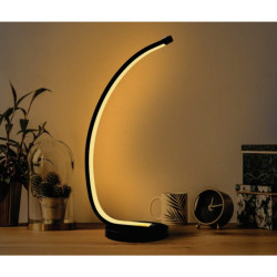 Velador led ILUMROS 2W USB 2700-6500K 52cm negro