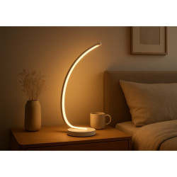 Velador led ILUMROS 2W USB 2700-6500K 52cm blanco