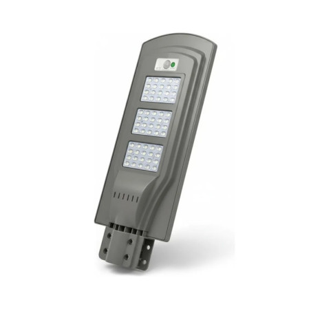 Alumbrado público led solar ILUMROS 90W c/caño c/control 6500K luz fría dimm